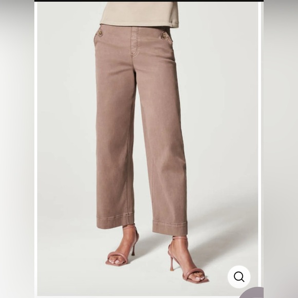 SPANX Pants - SPANX® Stretch Twill Cropped Pant Cedar Size Large